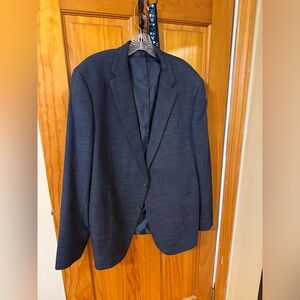 Stafford Mens Suit Navy Blue Slim Fit